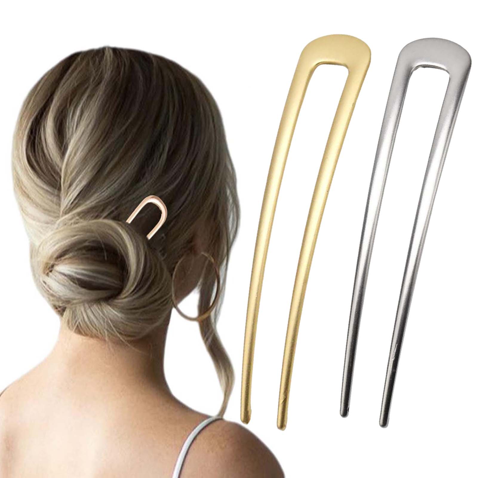 Tech Accessories Women - Grampos de Cabelo Franceses em Formato