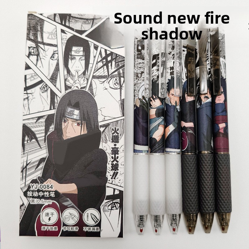 Tech Accessories For Office - Caneta Gel Anime Naruto com Estampa