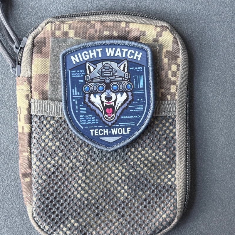 Tech Accessories Backpack - Emblema Tático Night Watch Tech-Wolf com
