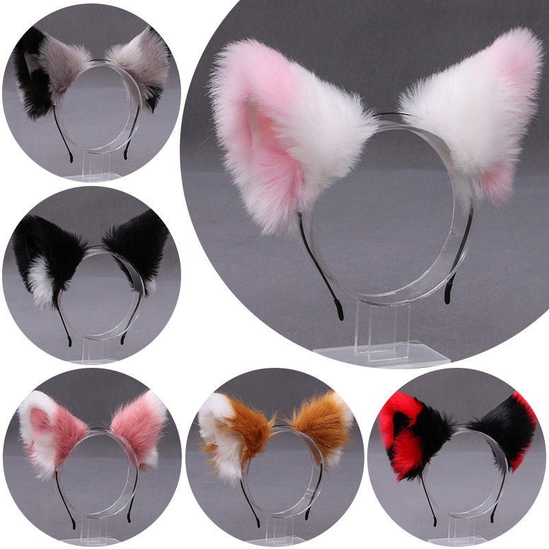 Tech Accessories Women - Tiara de Pelúcia Orelhas de Gato