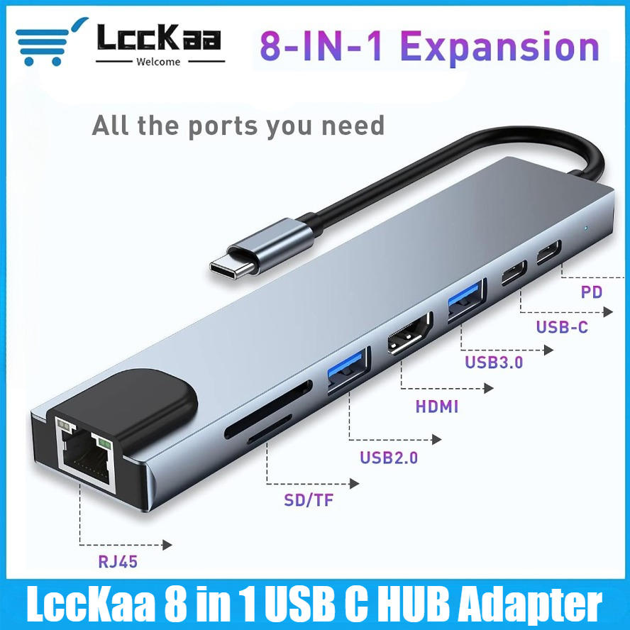 Usb Hub 7 Port - Hub USB C 8/7 em 1