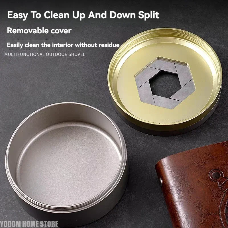 Tech Accessories Gifts For Men - Cinzeiro Mecânico Rotativo de Alta Qualidade