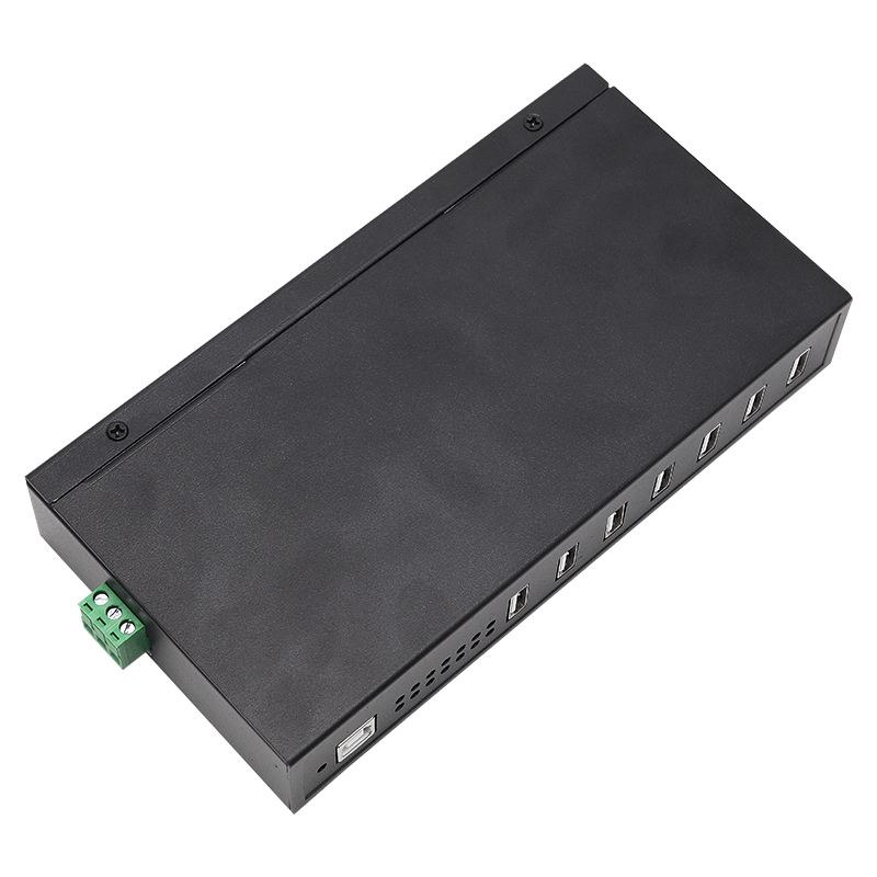 Usb Hub 7 Port - Uotek industrial usb hub 7 portas