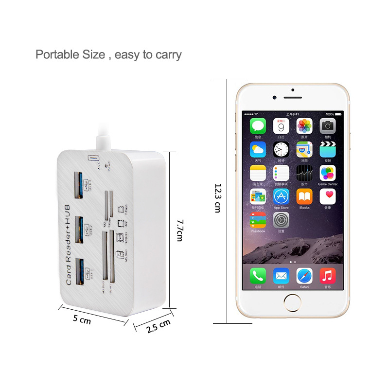 Hub USB Tipo C 3.0 7 em 1 com  - Usb Hub 7 Port avaliação e preço