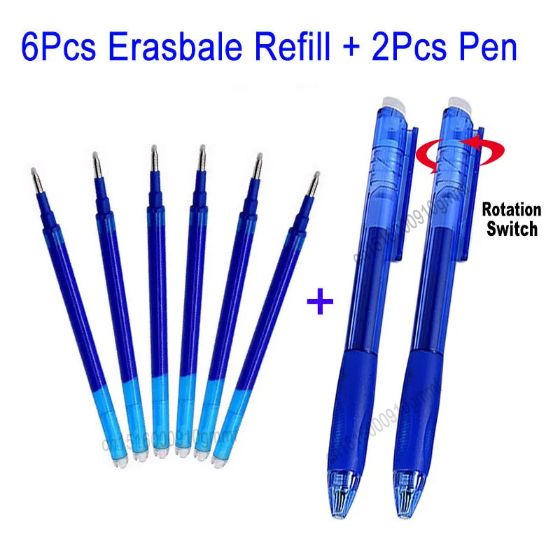 6 + 2 pçs/set 0.7mm caneta gel - Tech Accessories For Office avaliação e preço