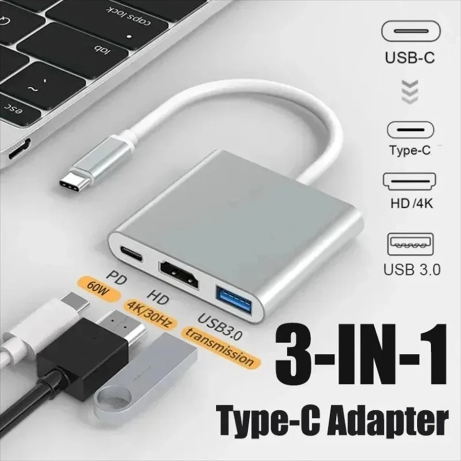 Hub USB 3.0 3 em 1, Adaptador  - Usb Hub 7 Port avaliação e preço
