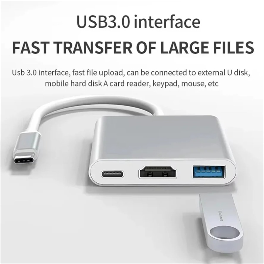 Hub USB 3.0 3 em 1, Adaptador  - Usb Hub 7 Port avaliação e preço