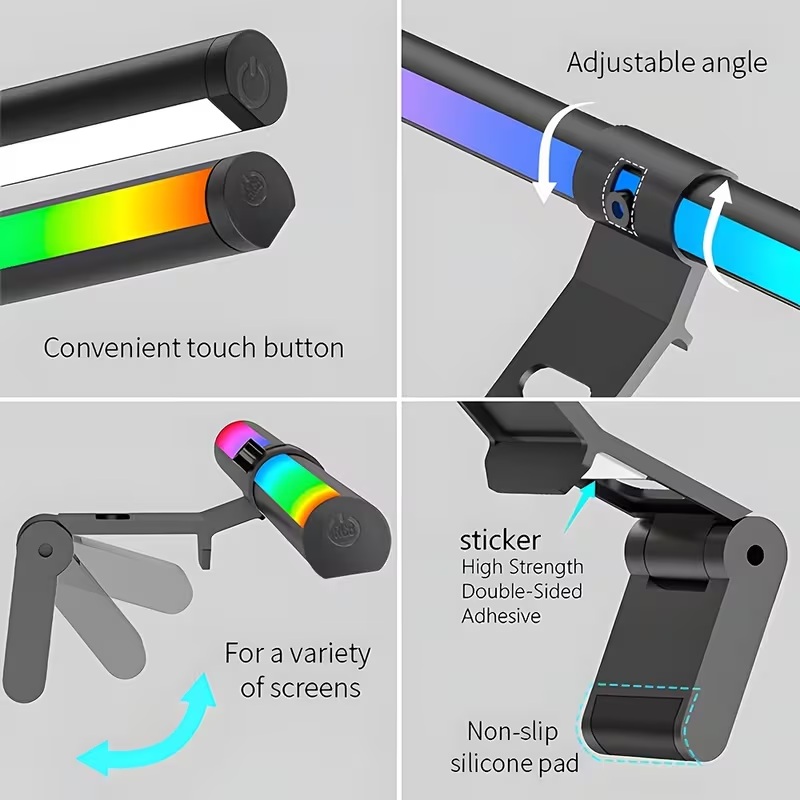 Barra de Luz RGB para Monitor, - Tech Accessories Desk avaliação e preço