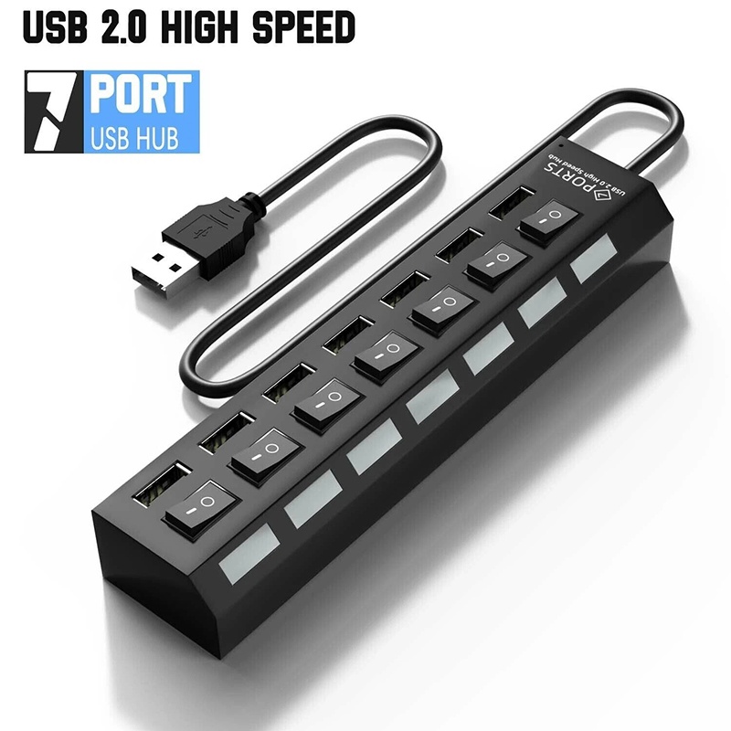 Hub USB 3.0 7 em 1, divisor US - Usb Hub 7 Port avaliação e preço
