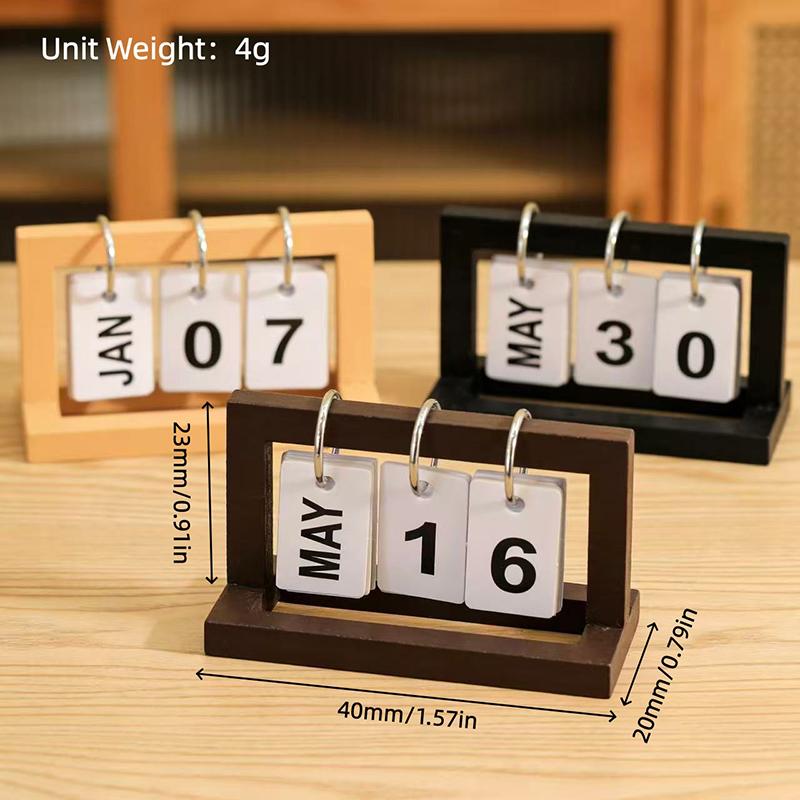 【M】Mini Calendário de Mesa par - Tech Accessories For Office avaliação e preço
