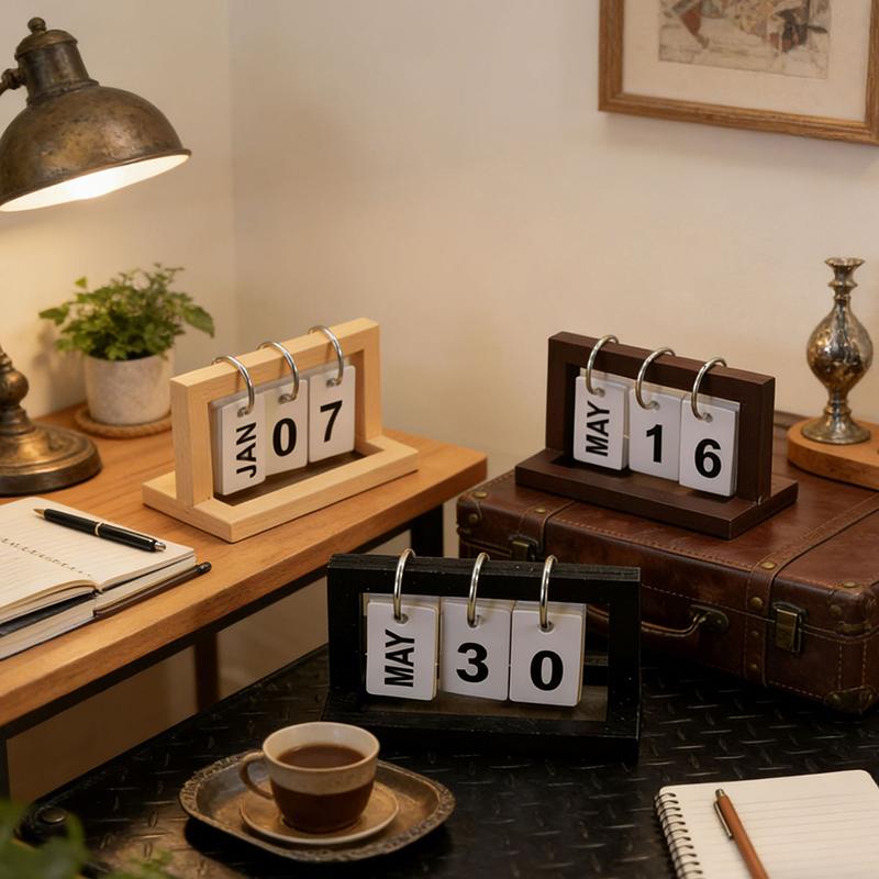 【M】Mini Calendário de Mesa par - Tech Accessories For Office avaliação e preço