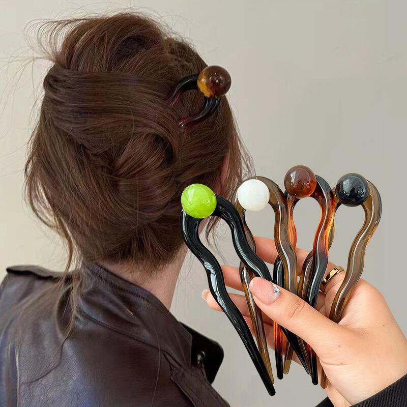 Grampo de Cabelo em Acrílico c - Tech Accessories Women avaliação e preço
