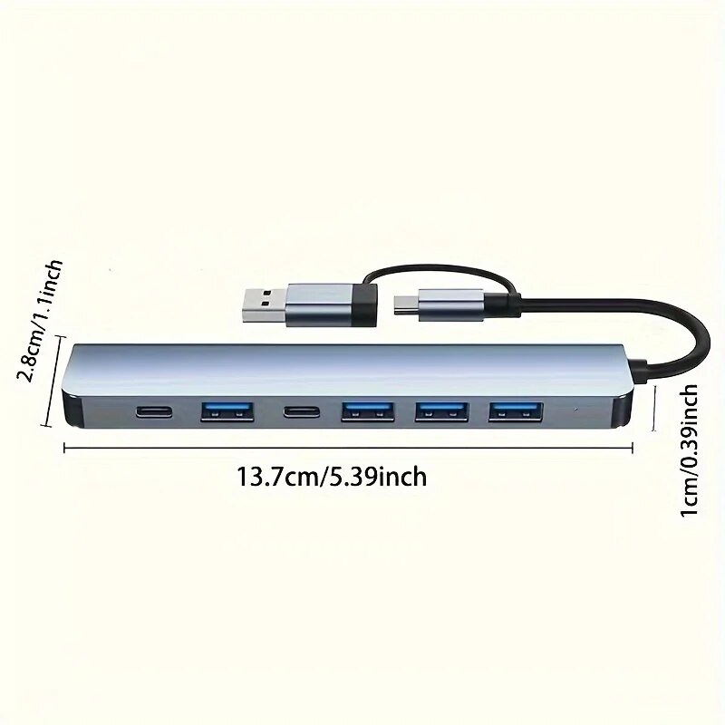 Concentrador de hub usb a tipo - Usb Hub 7 Port avaliação e preço