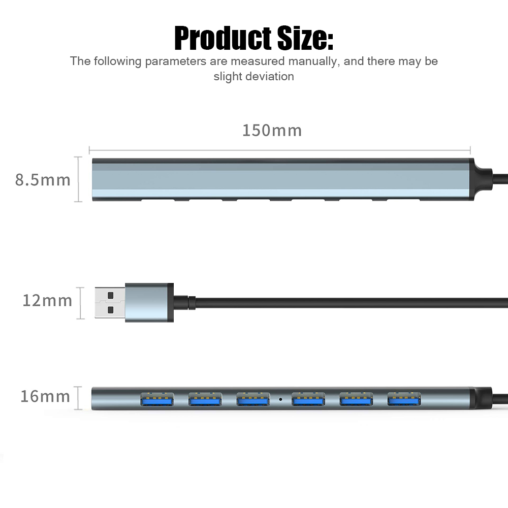 Hub USB 3.0 de 7 Portas, Hub U - Usb Hub 7 Port avaliação e preço