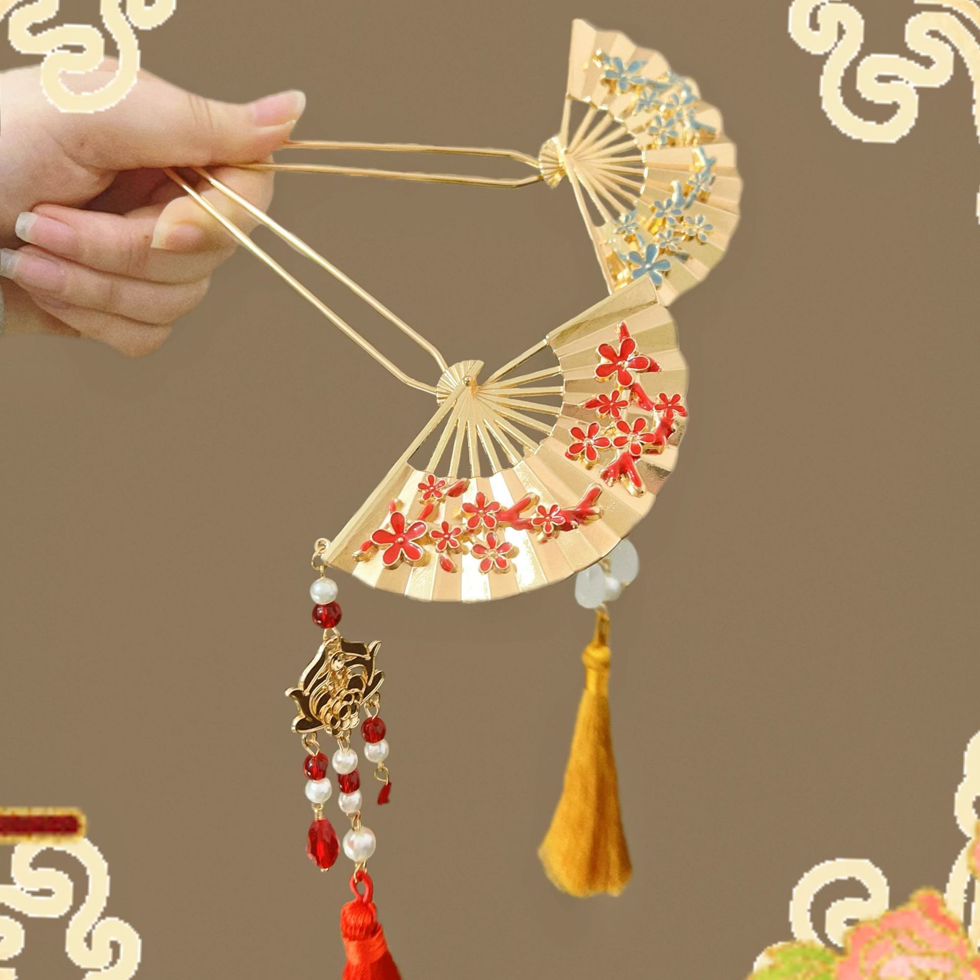 Novo estilo chinês ventilador  - Tech Accessories Women avaliação e preço