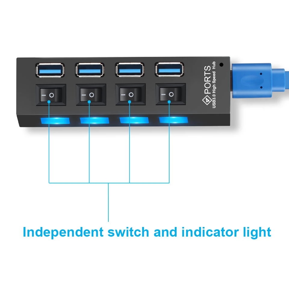 Hub múltiplo do expansor do po - Usb Hub 7 Port avaliação e preço