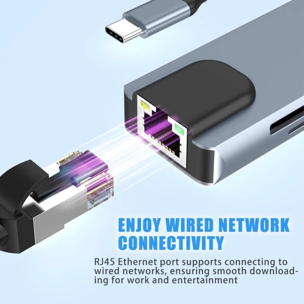 Hub USB C 8/7 em 1 Adaptador D - Usb Hub 7 Port avaliação e preço