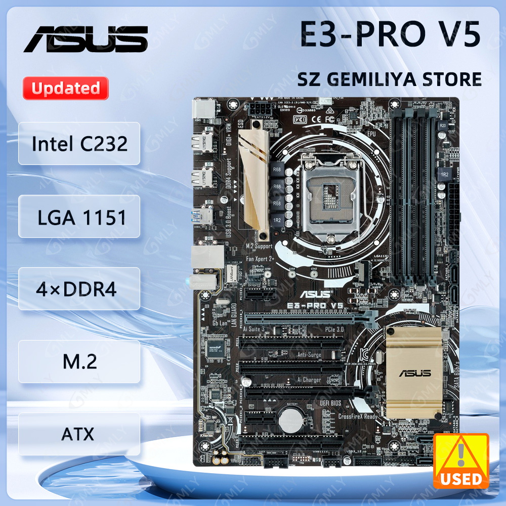 Placa-mãe Asus E3-PRO V5 LGA 1 - Intel Cpu Core I7 avaliação e preço