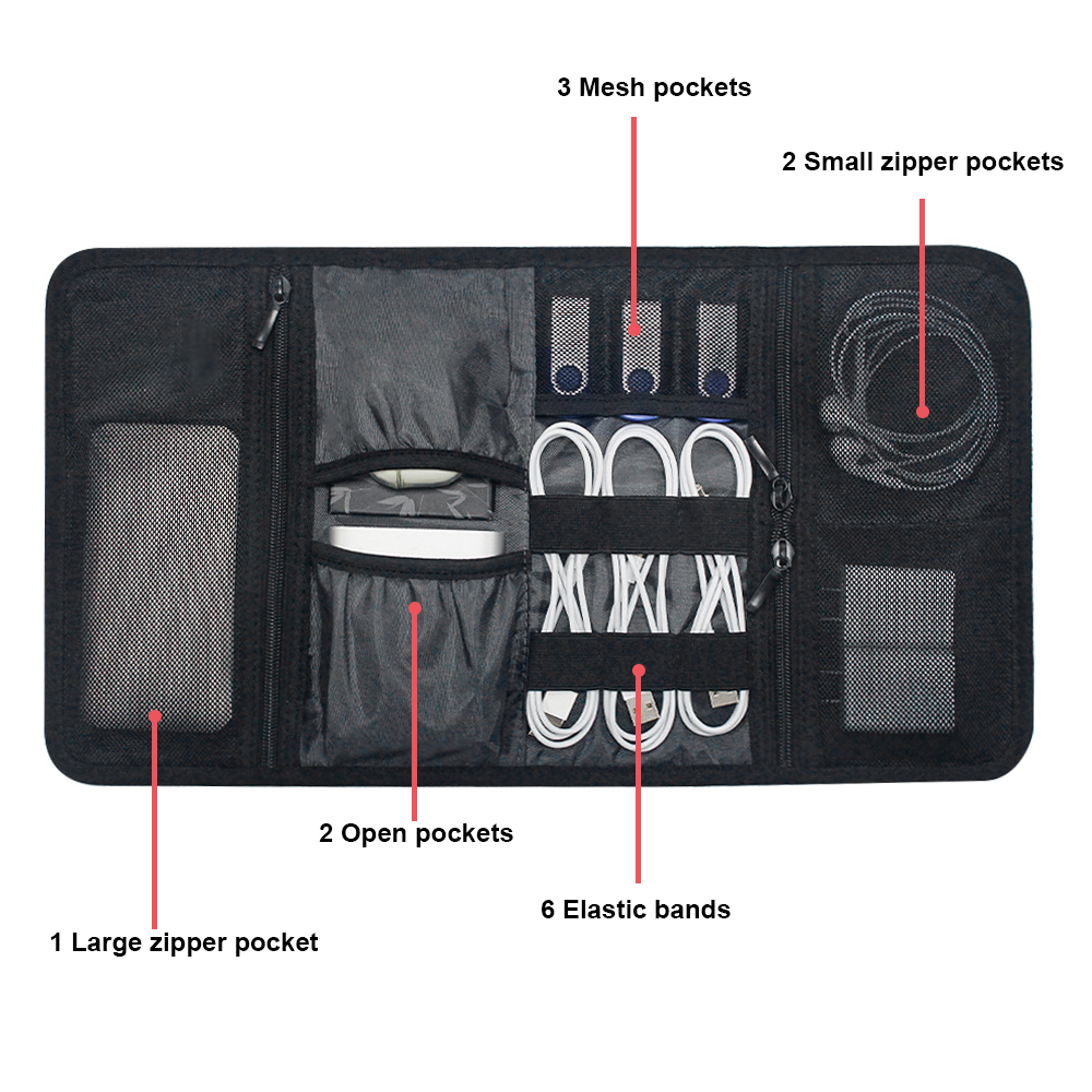 Bolsa Organizadora de Tecnolog - Tech Accessories For Office avaliação e preço