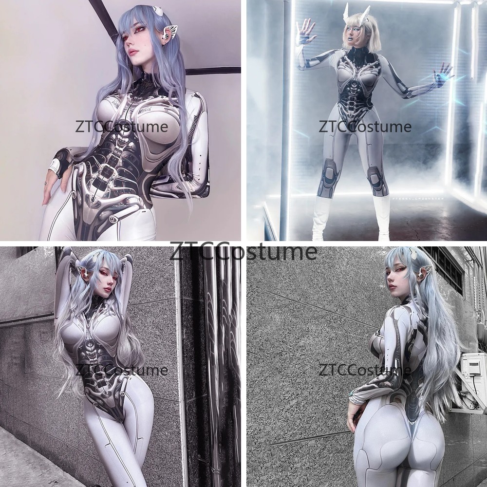 Macacão Cosplay Impresso em 3D - Tech Accessories Women avaliação e preço