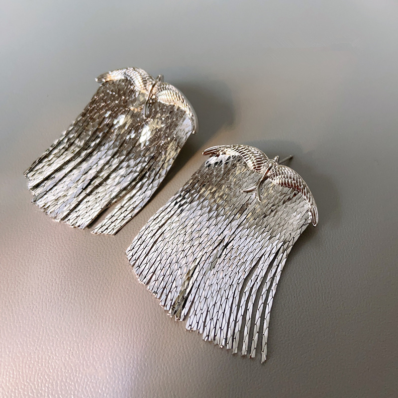 Brincos de gota cor prata para - Tech Accessories Dropshipping avaliação e preço