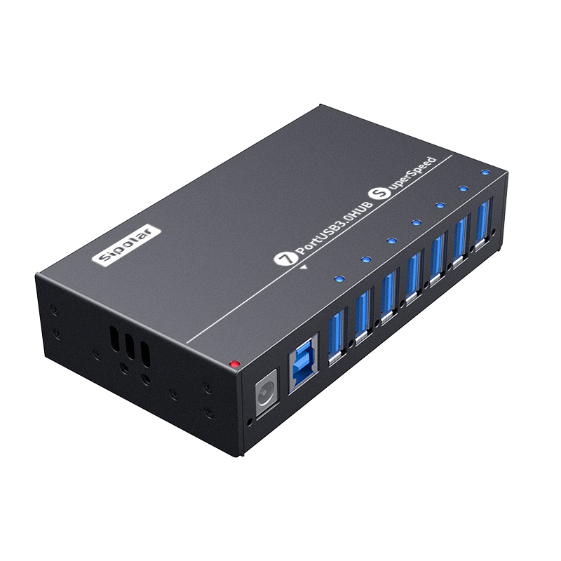 Hub USB Sipolar A-173 de 7 Por - Usb Hub 7 Port avaliação e preço