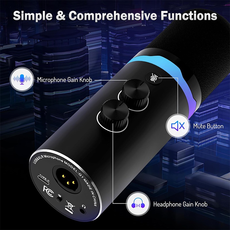 Microfone USB para Jogos com S - Monitor Arm Single avaliação e preço